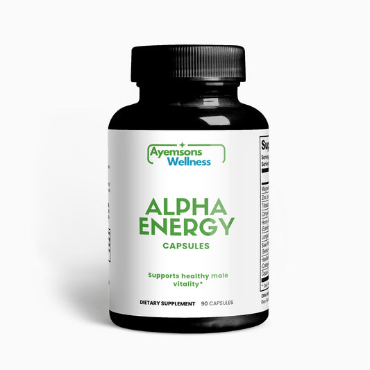 Ayemsons Alpha Energy Capsules – Herbal Support for Men’s Daily Wellness – 90 Caps